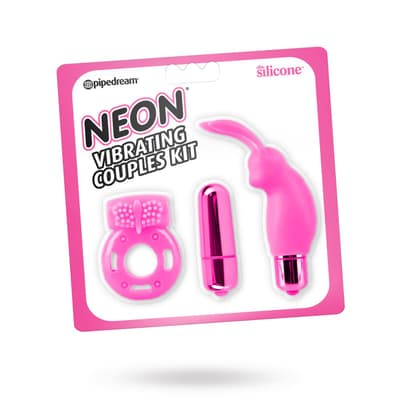 Vibrating Couples Kit - Pink