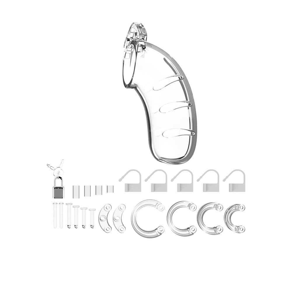 Mancage #03 Chastity 4.5" - Cock Cage Clear