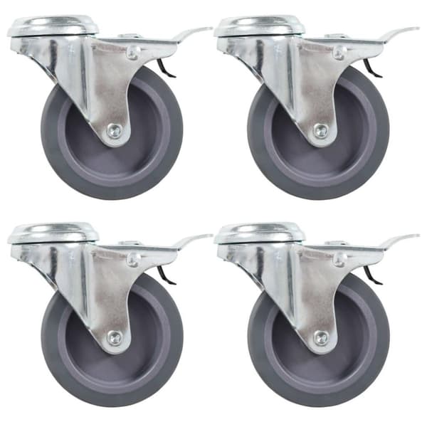 vidaXL drejehjul med bolthul 32 stk. 75 mm
