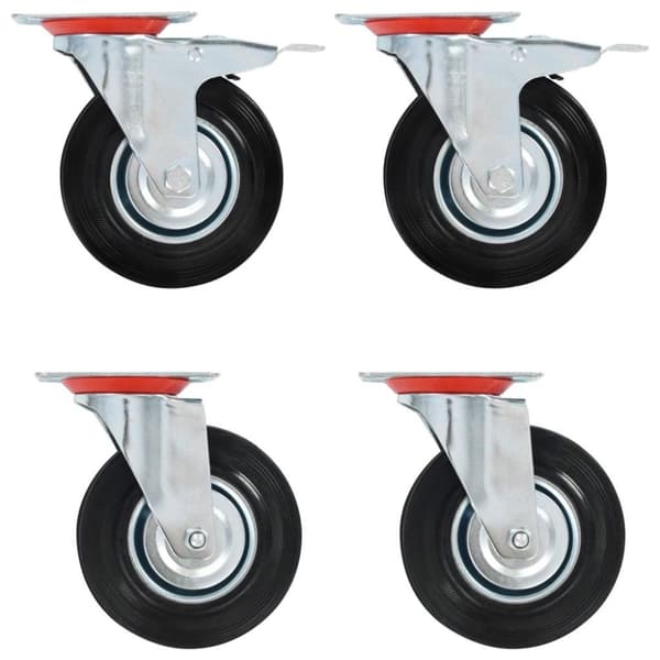 vidaXL Rullapyörät 8 kpl 125 mm