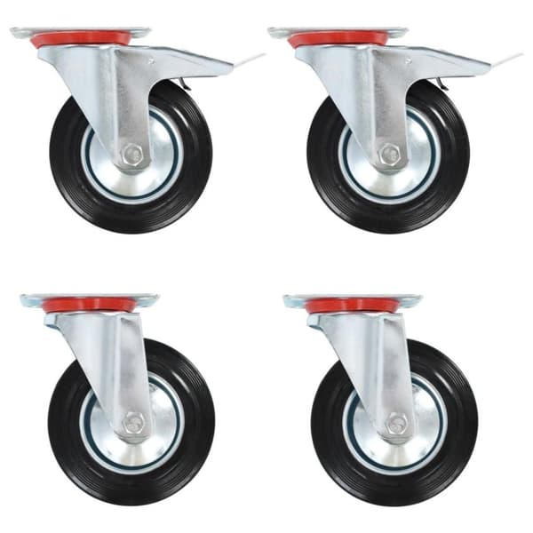 vidaXL drejehjul 24 stk. 160 mm
