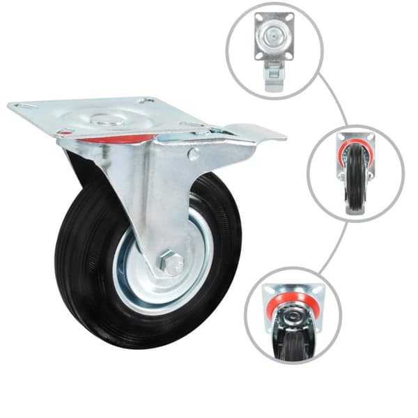 vidaXL Rullapyörät 32 kpl 125 mm