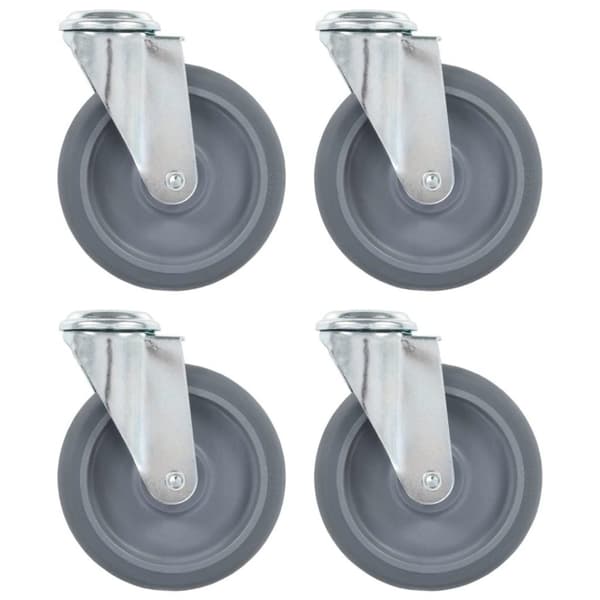 vidaXL drejehjul med bolthul 12 stk. 125 mm