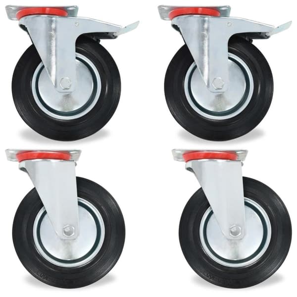 vidaXL Rullapyörät 12 kpl 200 mm
