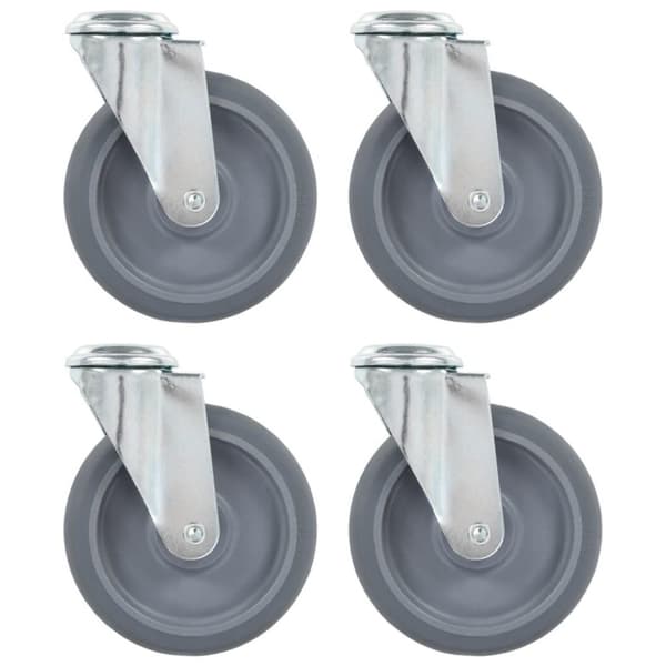 vidaXL drejehjul med bolthul 8 stk. 125 mm