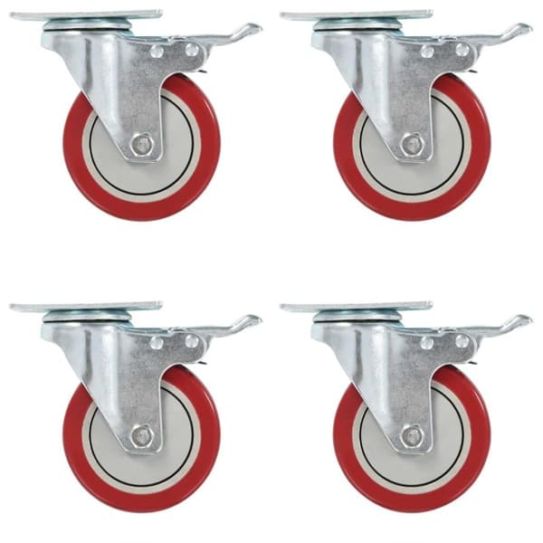 vidaXL Rullapyörät 8 kpl 100 mm