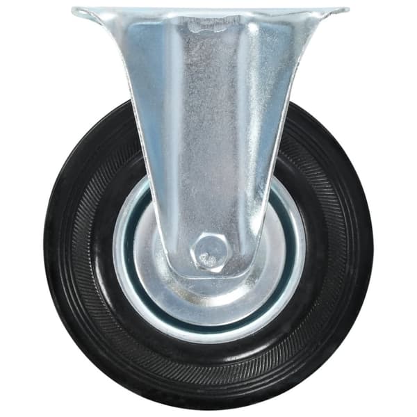 vidaXL Fasta hjul 8 st 125 mm