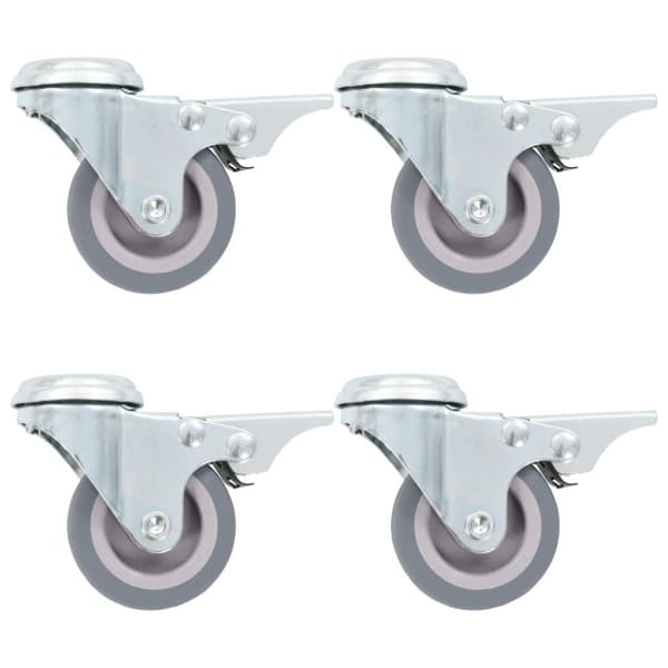 vidaXL drejehjul med bolthul 24 stk. 50 mm