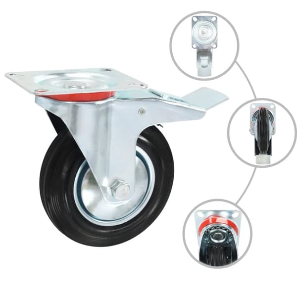vidaXL Svinghjul 8 stk 160 mm