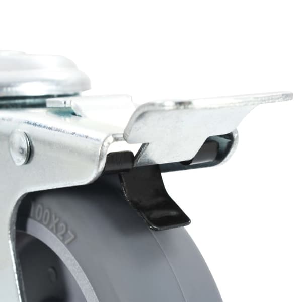 vidaXL drejehjul med bolthul 32 stk. 100 mm
