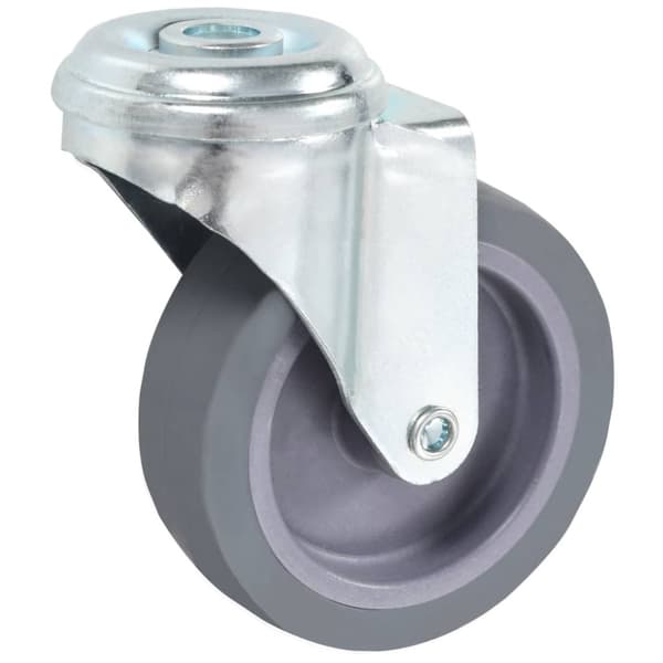 vidaXL drejehjul med bolthul 12 stk. 75 mm