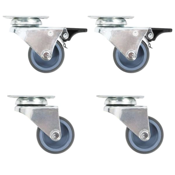 vidaXL Doble svinghjul 32 stk 50 mm