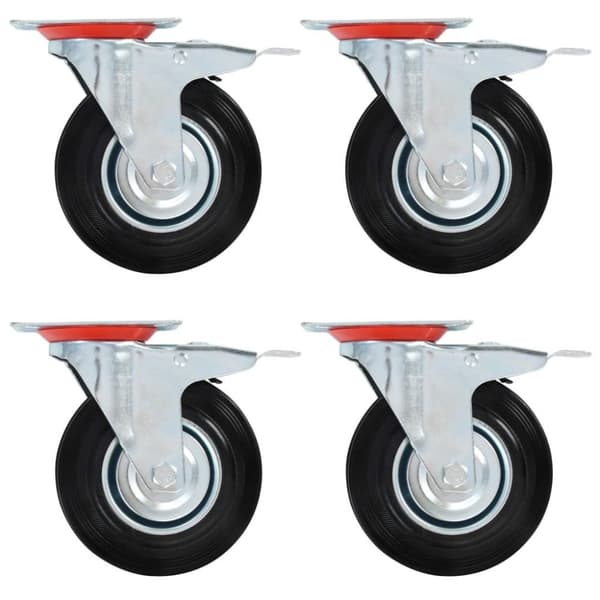 vidaXL Rullapyörät 16 kpl 125 mm