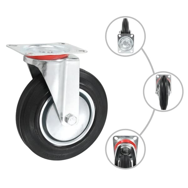 vidaXL Rullapyörät 32 kpl 200 mm