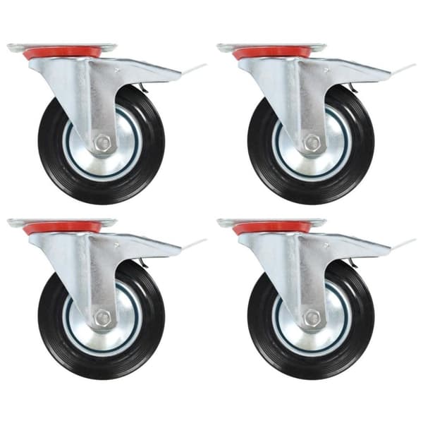 vidaXL drejehjul 24 stk. 160 mm