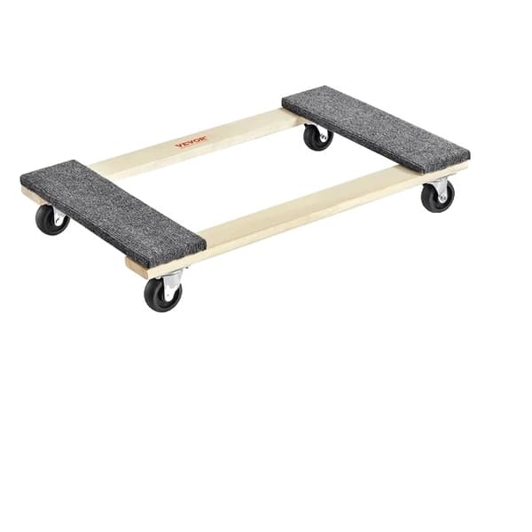 Møbel Flyttetrolley, 1000 lbs Kapacitet, Drejelige Hjul, 1 stk