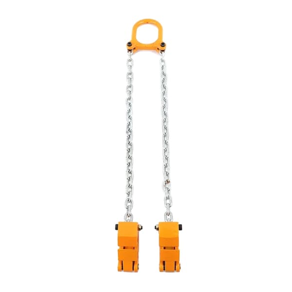 Kæde Trommel Løfter, 2000 lbs Kapacitet, Holdbar Legering Stål Konstruktion,1 ton, Gul