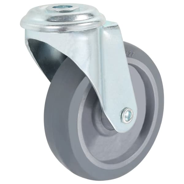 8 kääntöpyörää ruuvinreiällä, 100 mm