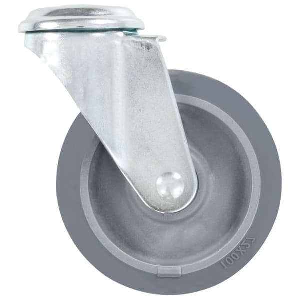 8 kääntöpyörää ruuvinreiällä, 100 mm