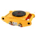 Miniatyrbillede 1 af 2: Heavy Duty Maskindolly Skate, 12T Belastningsevne, 360° Rotation,6T Gul