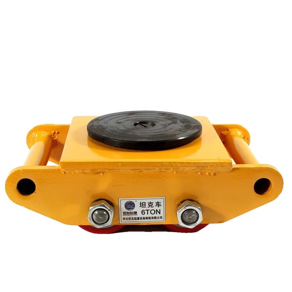 Dolly Skateboard, 6T Belastningsevne, Kompakt Design,Gul 6T 13200lbs