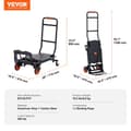 Miniatyrbillede 2 af 2: Sammenklappelig håndvogn, 300 lbs kapacitet, letvægts aluminiumsplatform, 300 lbs
