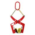 Miniatyrbillede 2 af 2: Stenklampe, 330 kg belastningsevne, justerbar åbningstørrelse 10-24 cm,Rød