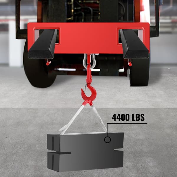 Gaffeltruck Løftekran, 2000 kg Løftekapacitet, Kraftig Stål Konstruktion