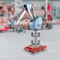 Miniatyrbild 3 av 4: Maskinflyttare, 360 graders rotation, 8-rullarsdesign, 8 ton maximal kapacitet,8 Ton
