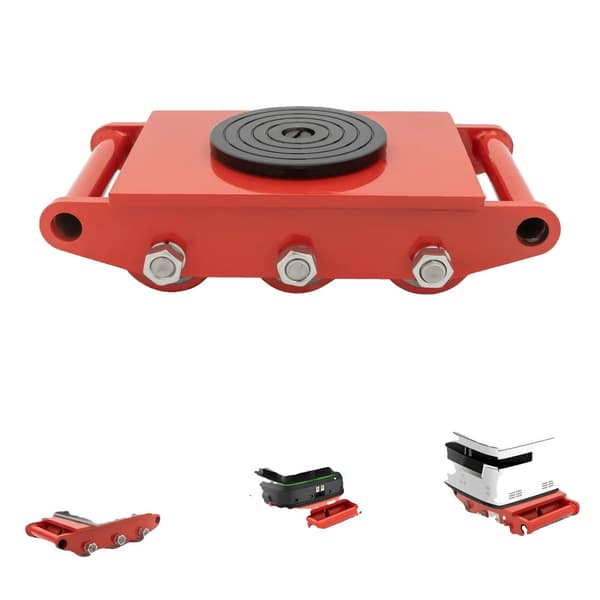 Maskinflyttare, 360 graders rotation, 8-rullarsdesign, 8 ton maximal kapacitet,8 Ton
