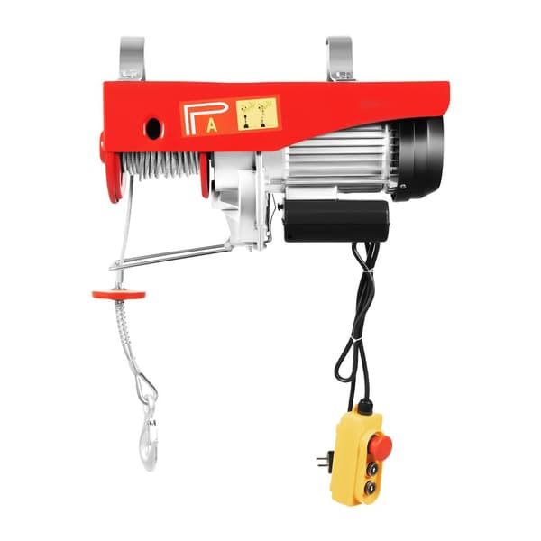 Elektrisk Kran, 1600W, 1000kg Løftekapacitet, Kompakt Design,RØD