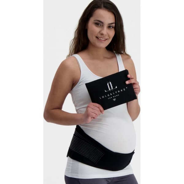 Lola&Lykke® Core Relief -graviditetsbälte, svart storlek M
