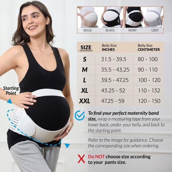 Neotech care mage support belt - NTC-T007 S Ivory