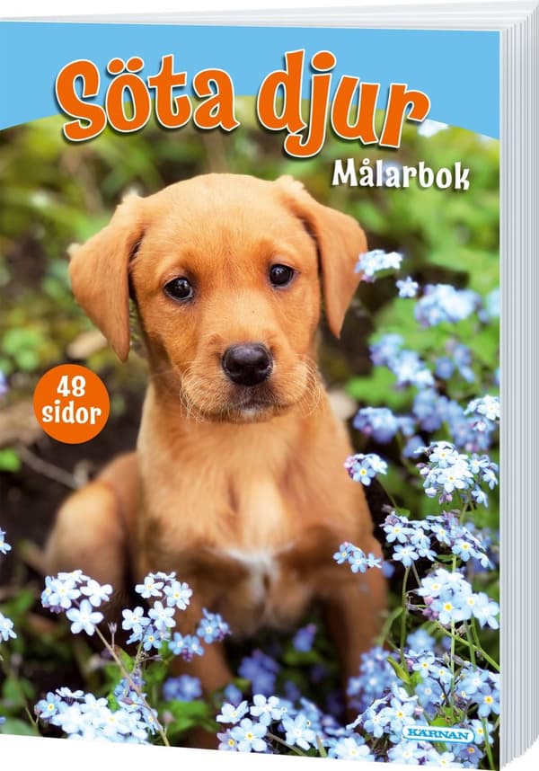 Söta Djur Målarbok