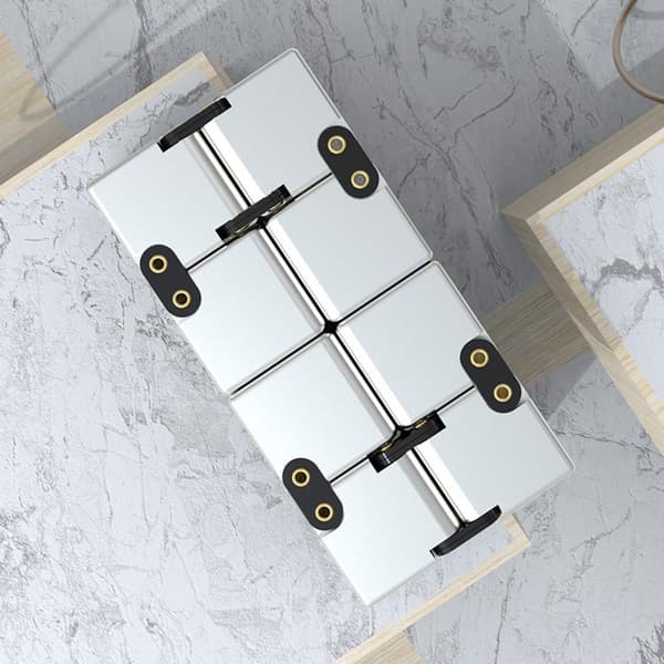 Fidget Toy Infinite Cube Stressaflastende Flip-blok - Sort