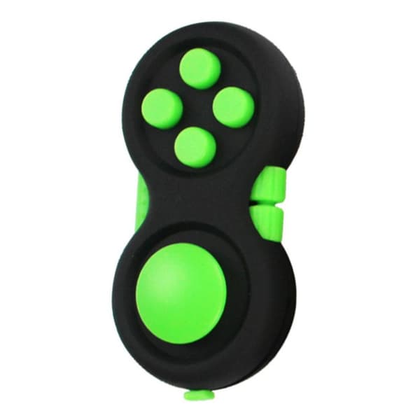 Fidget Spinner Relaxation Pill Joystick med Nøkkelring - Grønn