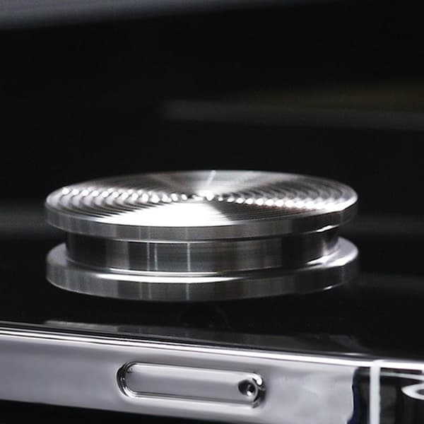 Riipus Gyro Spinner Spinner Spinning Gyroskooppi Fidget - Ruostumaton teräs