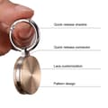 Pikkukuva 9 / 11: Riipus Gyro Spinner Spinner Spinning Gyroskooppi Fidget - Ruostumaton teräs