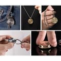 Pikkukuva 11 / 11: Riipus Gyro Spinner Spinner Spinning Gyroskooppi Fidget - Ruostumaton teräs