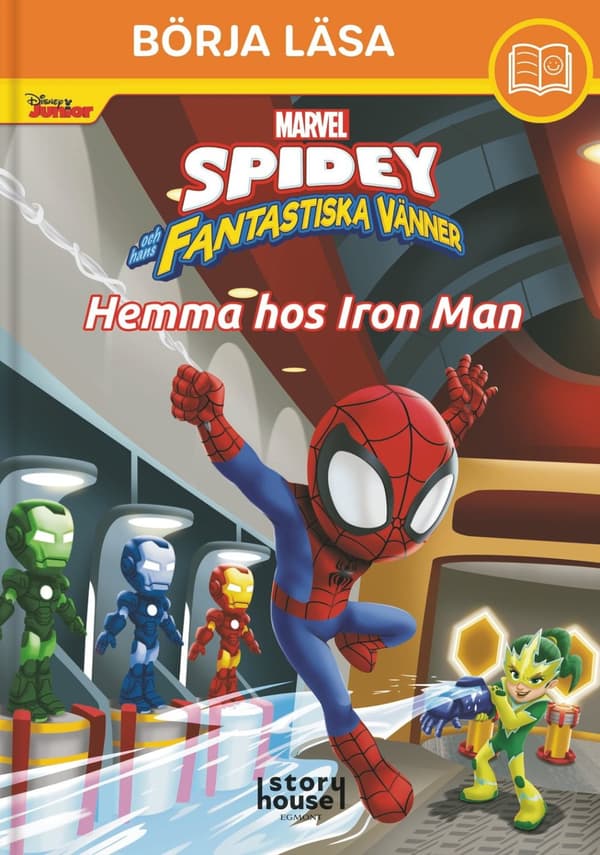 Börja Läsa Spidey Hemma hos Iron Man