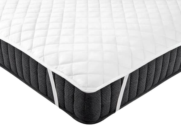 Madrasbeskytter hvid Bomuld Japara 90 x 200 cm Quiltet Topmadras