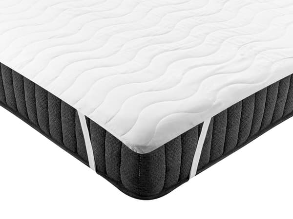 Vådliggerlagen Hvid Microfiber 180 x 200 cm Vandtæt Madrasbeskytter til Seng Åndbart Design