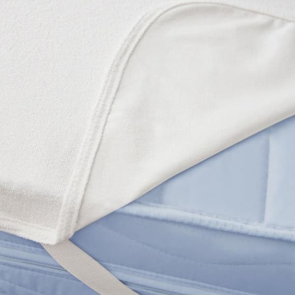 Madrassskydd 100x200 - Vattentät - Anti-fläckar och anti-läckage - Mjuk vadderad bäddmadrass - 100% polyester - Allergivänlig