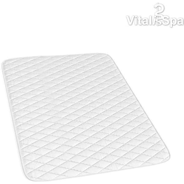 VitaliSpa Madrassöverdrag resårmadrass 140x200 cm Vit