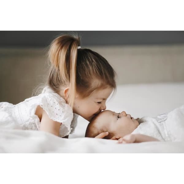 EASY DORT Set med 2 madrassskydd, bäddmadrasser 40x80 cm | Bambu PU svamp | Bassinet Babyvagga 40 x 80 cm | Vit ventilerande regnrock
