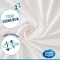 Miniatyrbild 4 av 4: SÖT NATT - Skyddsmadrass 2x80x200 cm | Justerbar Säng TPR | Vattentät och Mikro Andningsbar Madrasskydd | Mjuk och Tyst | Tvättbar