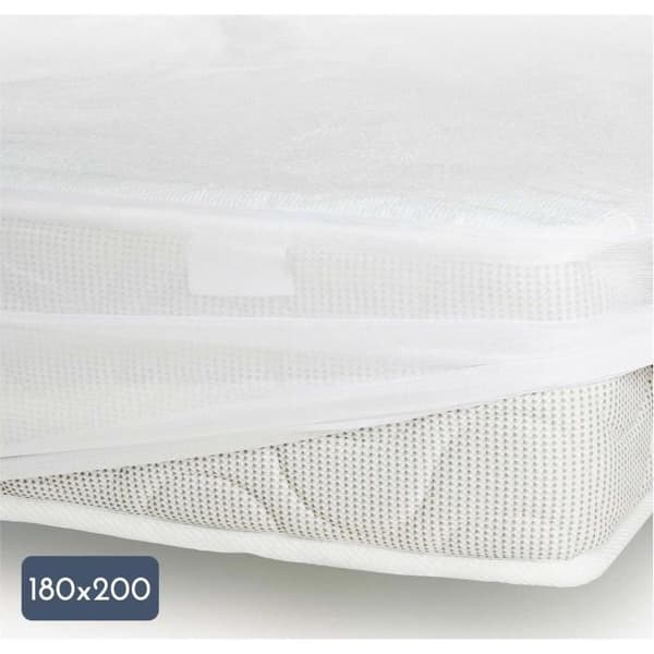 Madrassskydd - 180 x 200 cm x 25 cm - 100% Bomull - 170 G/M2 - LIVLIGT HEM