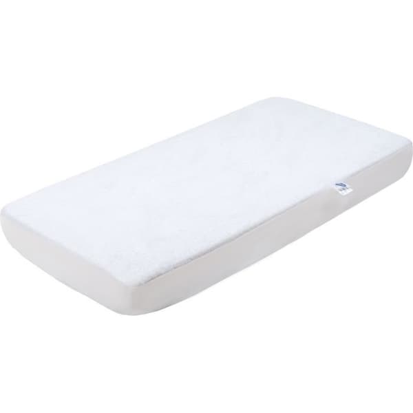 Babymadrassskydd - P'tit Lit - 70x140 cm - Vattentät - Bambusvamp - Vit