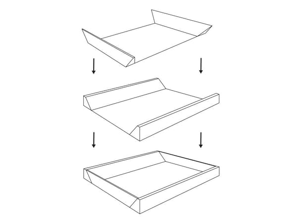 Skumramme svart 180 x 200 cm stor ramme til vannmadrass