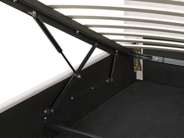 Seng med oppbevaring Off-white Fløyel 160 x 200 cm Sengegavl Trelameller Klassisk stil Soverom